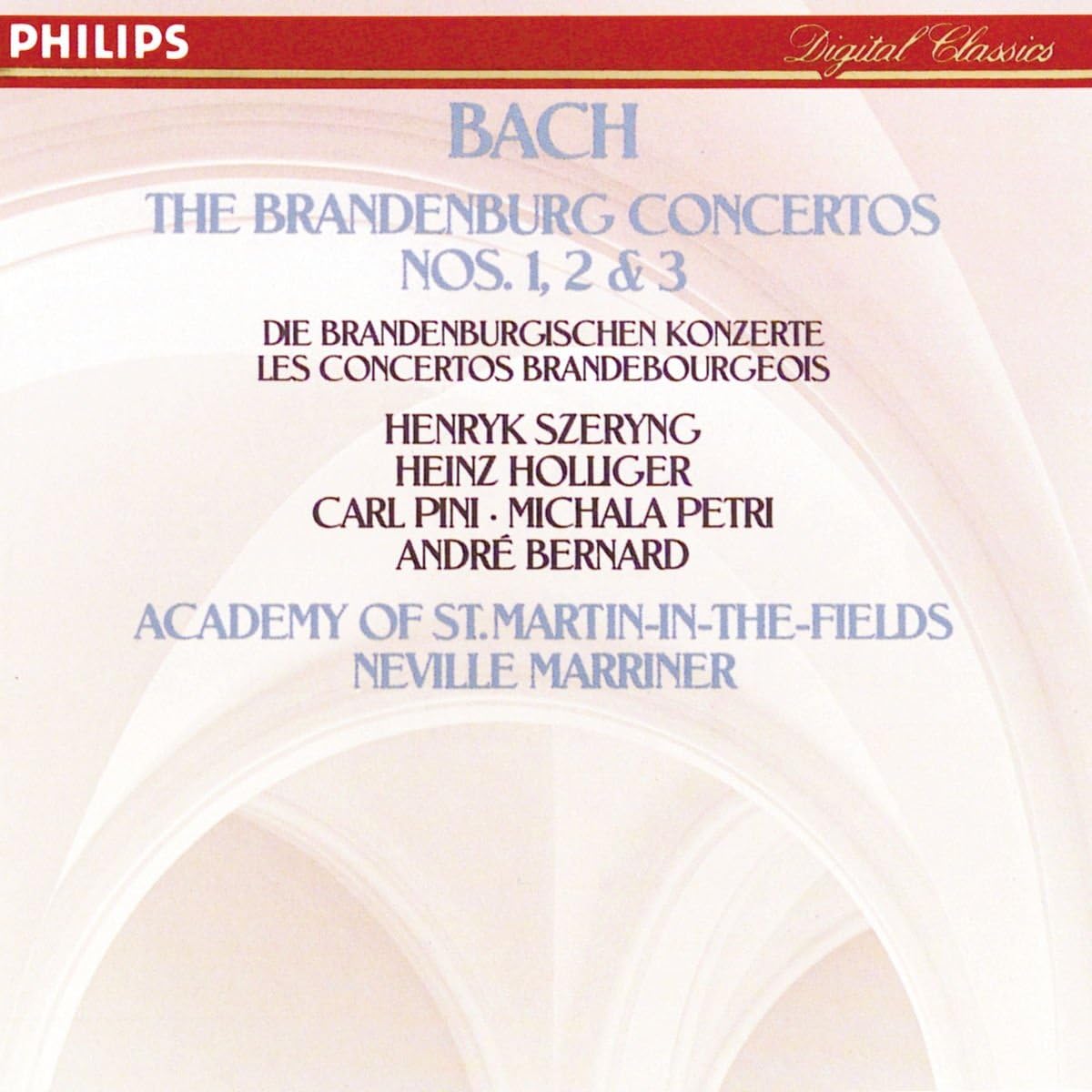 Brandenburg Concertos 1-3 [Audio CD] Johann Sebastian Bach