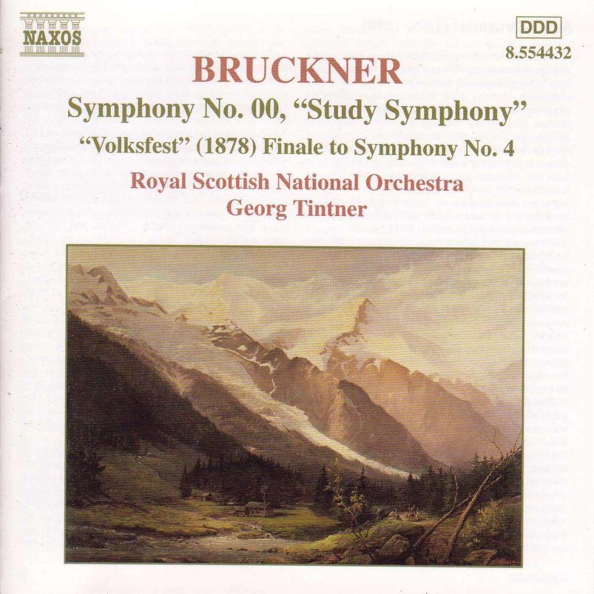 Symphony No. 00/Finale To No. [Audio CD] Bruckner and Georg Tintner