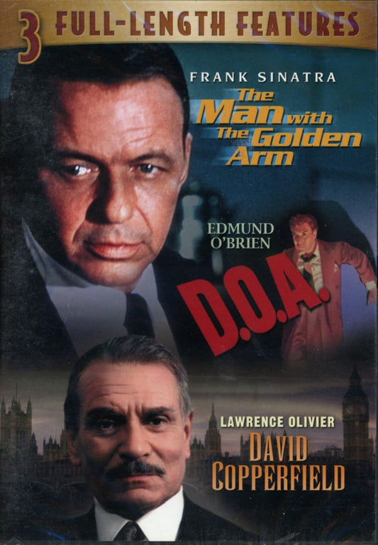 3 Full Length Features: The Man with the Golden Arm/D.O.A./David Copperfield [Unknown Binding]