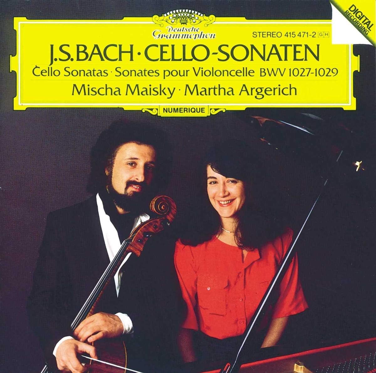 Bach,J.S: Cello Sonatas [Audio CD] MAISKY,MICHA / ARGERICH,MARTHA and BACH,JOHANN SEBASTIAN