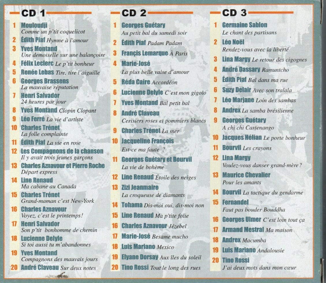 Versions originales des plus grands succès de l'après guerre [Audio CD] Artistes Variés