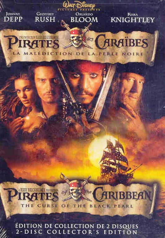 Pirates des Caraïbes : La Malédiction de perle noire (Bilingual) [DVD]