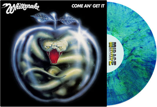 Come An Get It [180-Gram Clear With Metallic Blue & Green Swirl Colored Vinyl] [Vinyl] Whitesnake