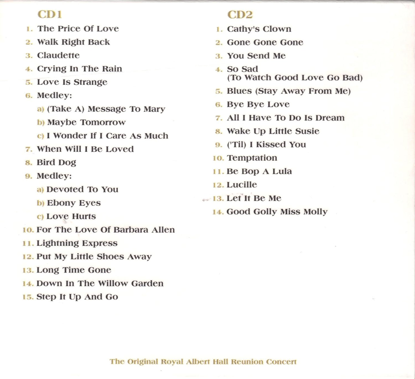 The Everley Brothers 2CD Autograph Collection [Audio CD] The Everley Brothers