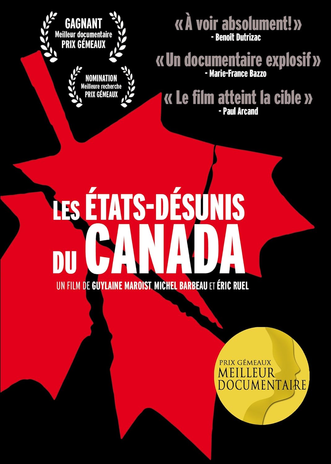 Les Etats-Desunis Du Canada/Gagnant de 2 prix Gemeaux (Bilingual) [DVD]