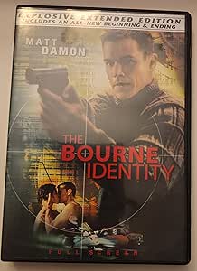 The Bourne Identity (Full Screen Extended Edition) (2002) (Bilingual) [Import] [DVD]