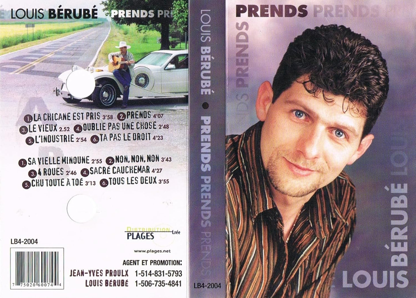 Prends Prends Prends [Audio Cassette] Louis Bérubé
