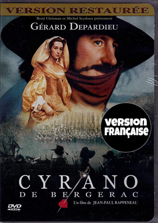 Cyrano de Bergerac: Version Restaurée (Original French ONLY Version - with English Subtitles) 1990 (Widescreen) Régie au Québec [DVD]