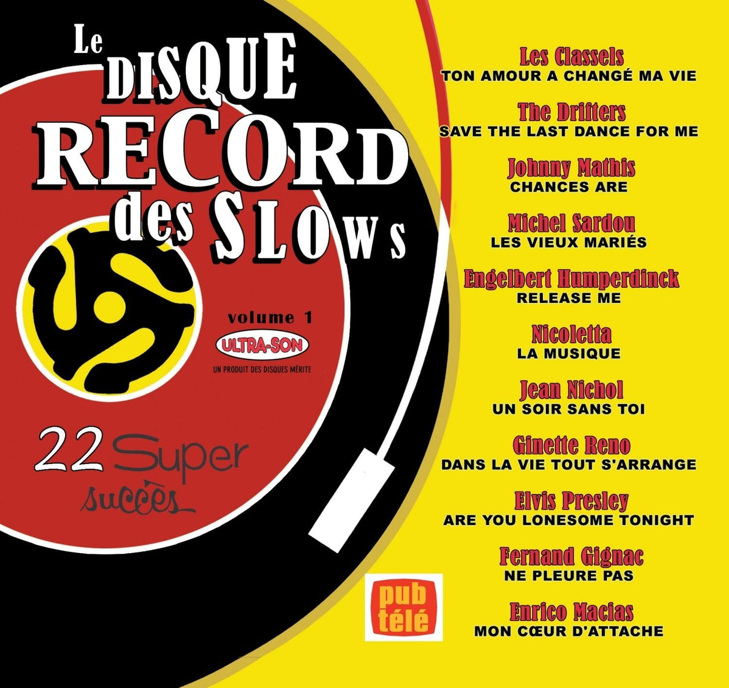 Le Disque Record Des Slows, Volume 1 [Audio CD] Artistes Variés