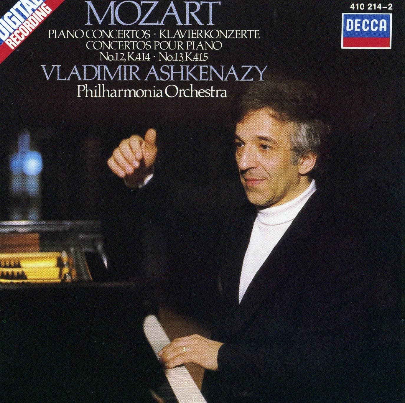 Mozart: Piano Concertos 12 & 1 [Audio CD] Philharmonia Orchestra; Ashkenazy, Vladimir