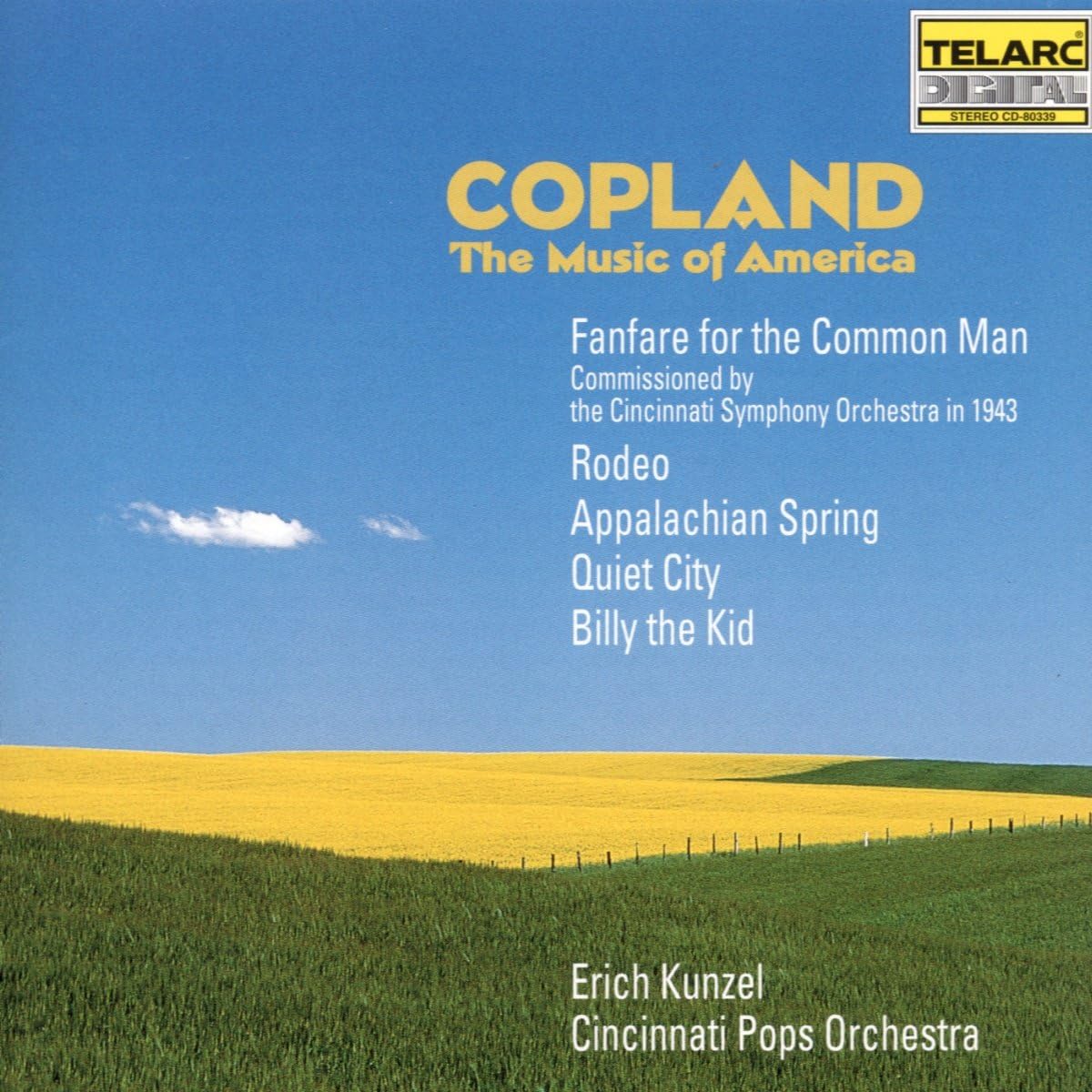 Copland: Music Of America [Audio CD] KUNZEL / CINCINNATI POPS; COPLAND,AARON; KUNZEL,ERICH and CINCINNATI POPS