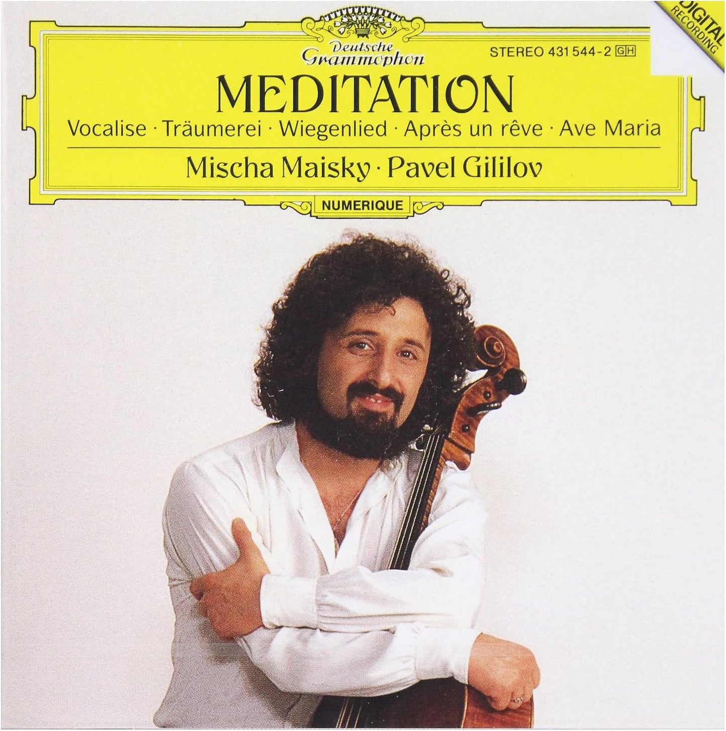 Mischa Maisky: Meditation: Voaclise - Traumerei - Wiegenlied - Apres un reve - Ave Maria [Audio CD] Mischa Maisky; Pavel Gililov