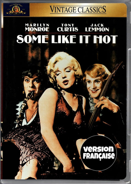 Certains l'aiment Chaud - Some Like It Hot (English/French) 1959 (Cover Bilingue)  [DVD]