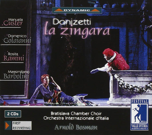La Zingara [Audio CD] DONIZETTI,GAETANO; Custer; Colaianni; Ramini; Barbolini