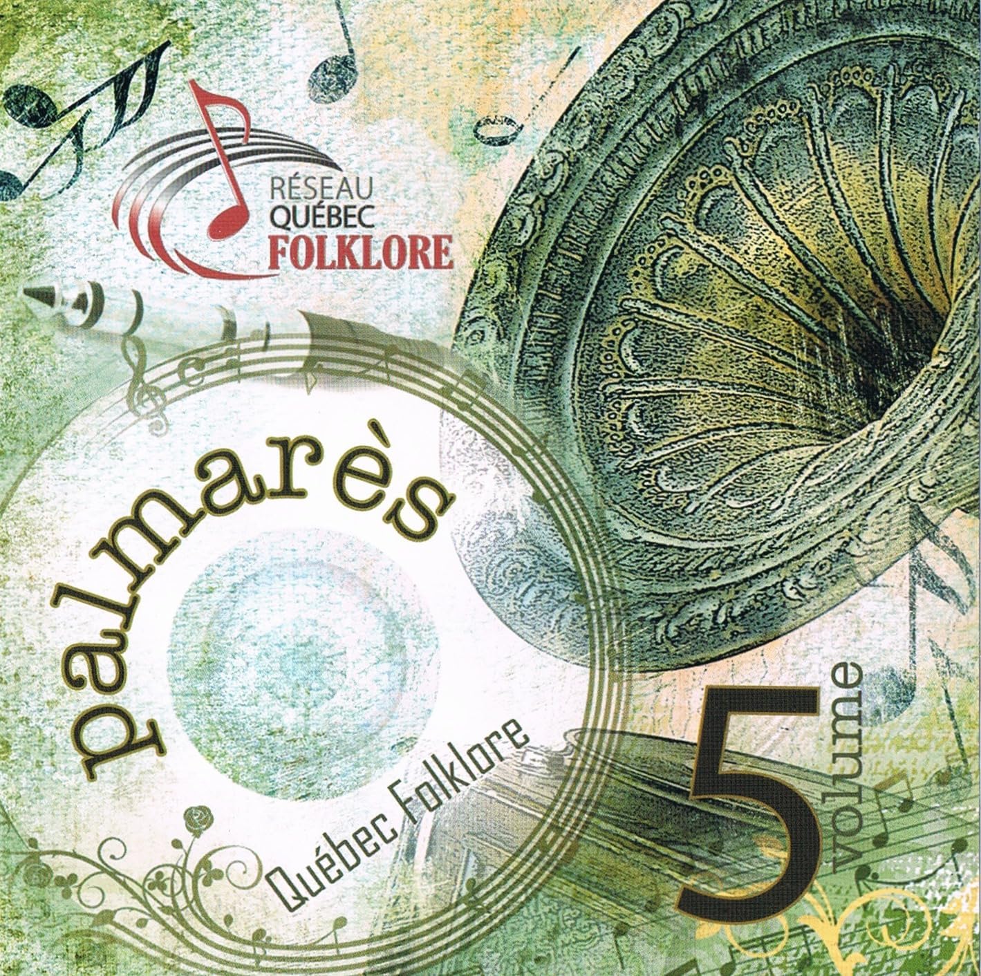 Resau Quebec Folkore / Palamares Quebec Folklore Volume 5 [Audio CD] Artistes Variés.