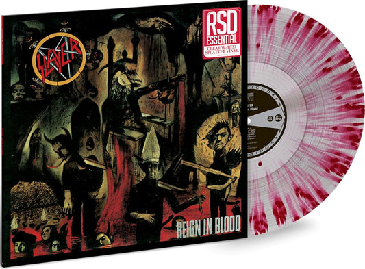 REIGN IN BLOOD (CLEAR W/ RED SPLATTER VINYL) (RSD ESSENTIAL) [Vinyl] Slayer
