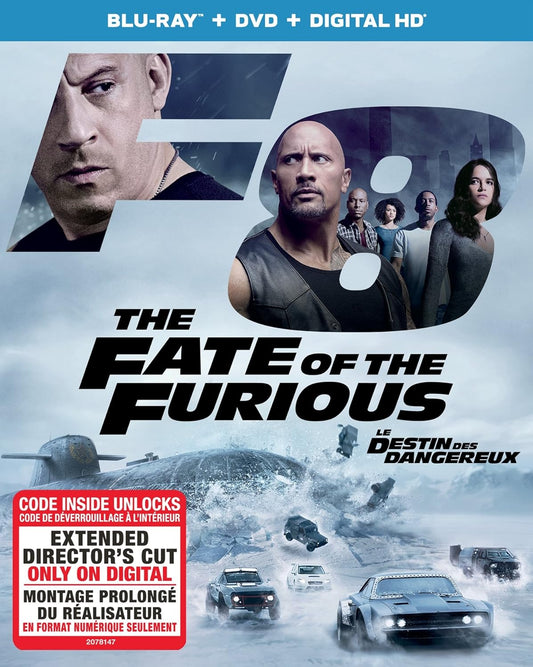 The Fate of the Furious [Blu-ray + DVD + Digital HD] Bilingual