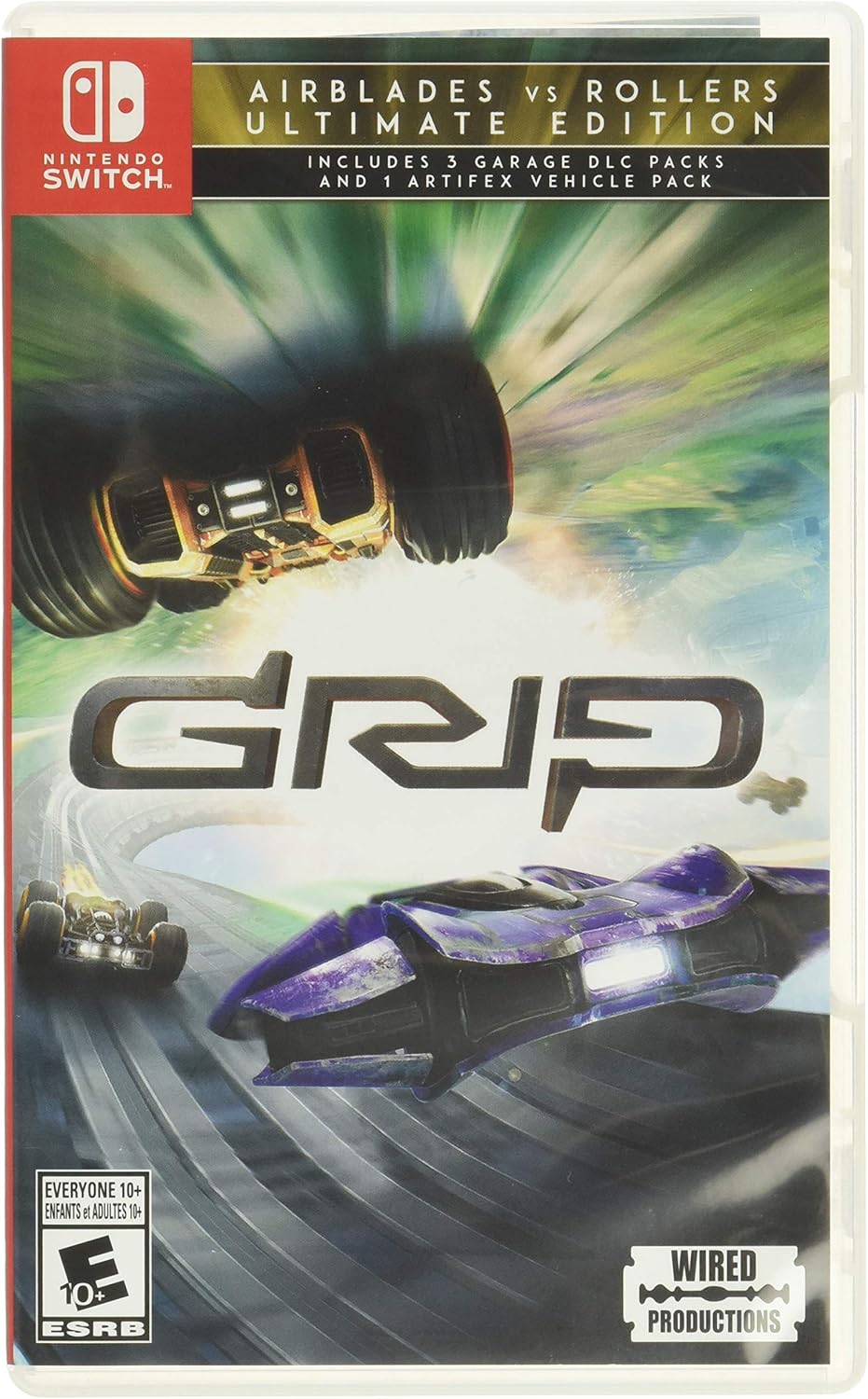 Grip Combat Racing Rollers Vs Airblades Ultimate Edition Nintendo Switch Games and Software [video game]