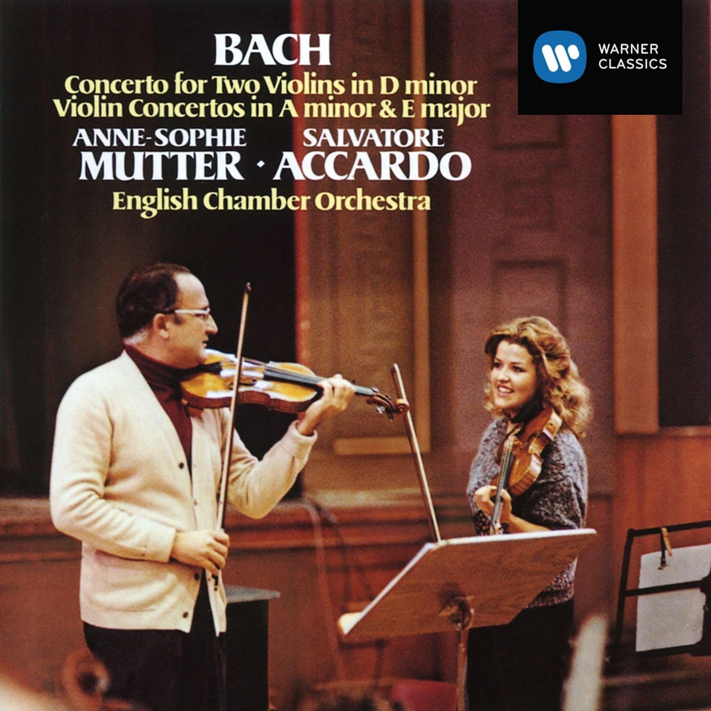 Bach: Concerto For Two Violins In D Minor - Violin Concertos In A Minor & E Major [Audio CD] MUTTER,ANNE-SOPHIE