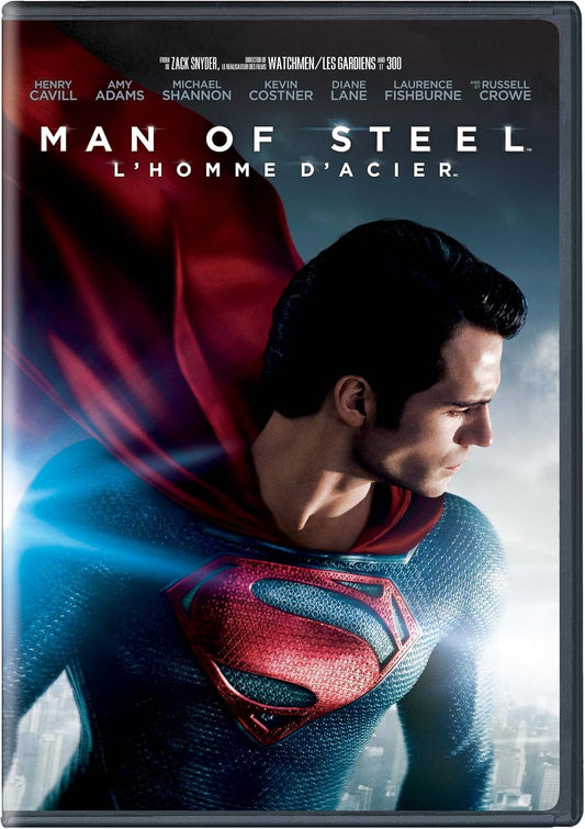 Man of Steel (Bilingual) [DVD] Superman, Henry Cavill, Amy Adams, Zack Snyder