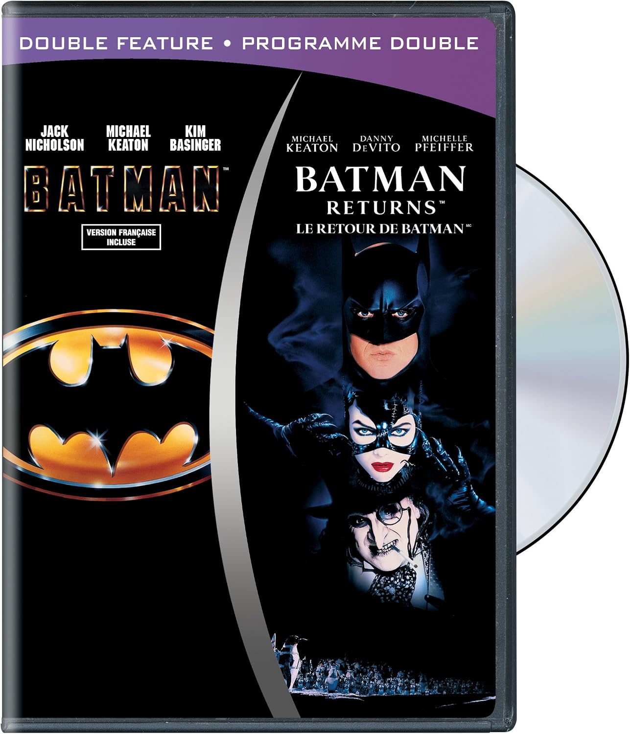 Batman / Batman Returns // Batman / Le retour de Batman (Double Feature / Programme Double) (Bilingual) [DVD]