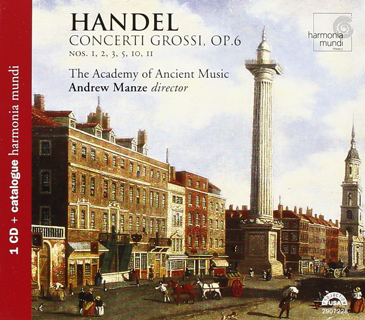 HANDEL. Concerti Grossi Op.6. AAM/Manze (CD+Catalog) [Audio CD] Andrew Manze (violin), Academy of Ancient Music; Handel