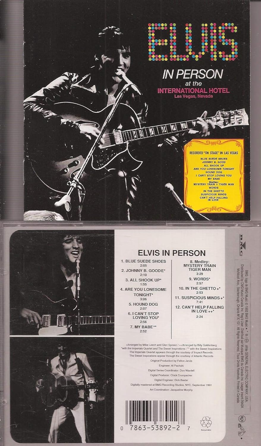 Elvis in Person [Audio CD] Elvis Presley