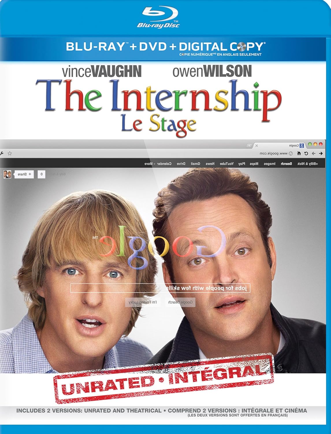 The Internship / Le stage (Bilingual) [Blu-ray + DVD + Digital Copy]