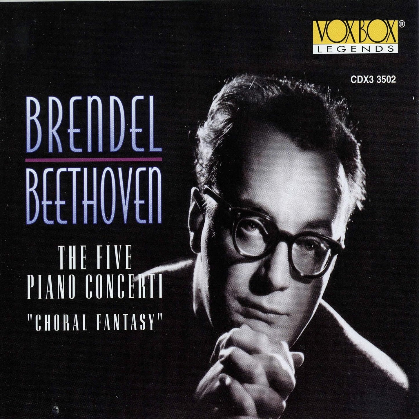 Beethoven: Piano Concertos/Choral Fantasy [Audio CD] BRENDEL,ALFRED
