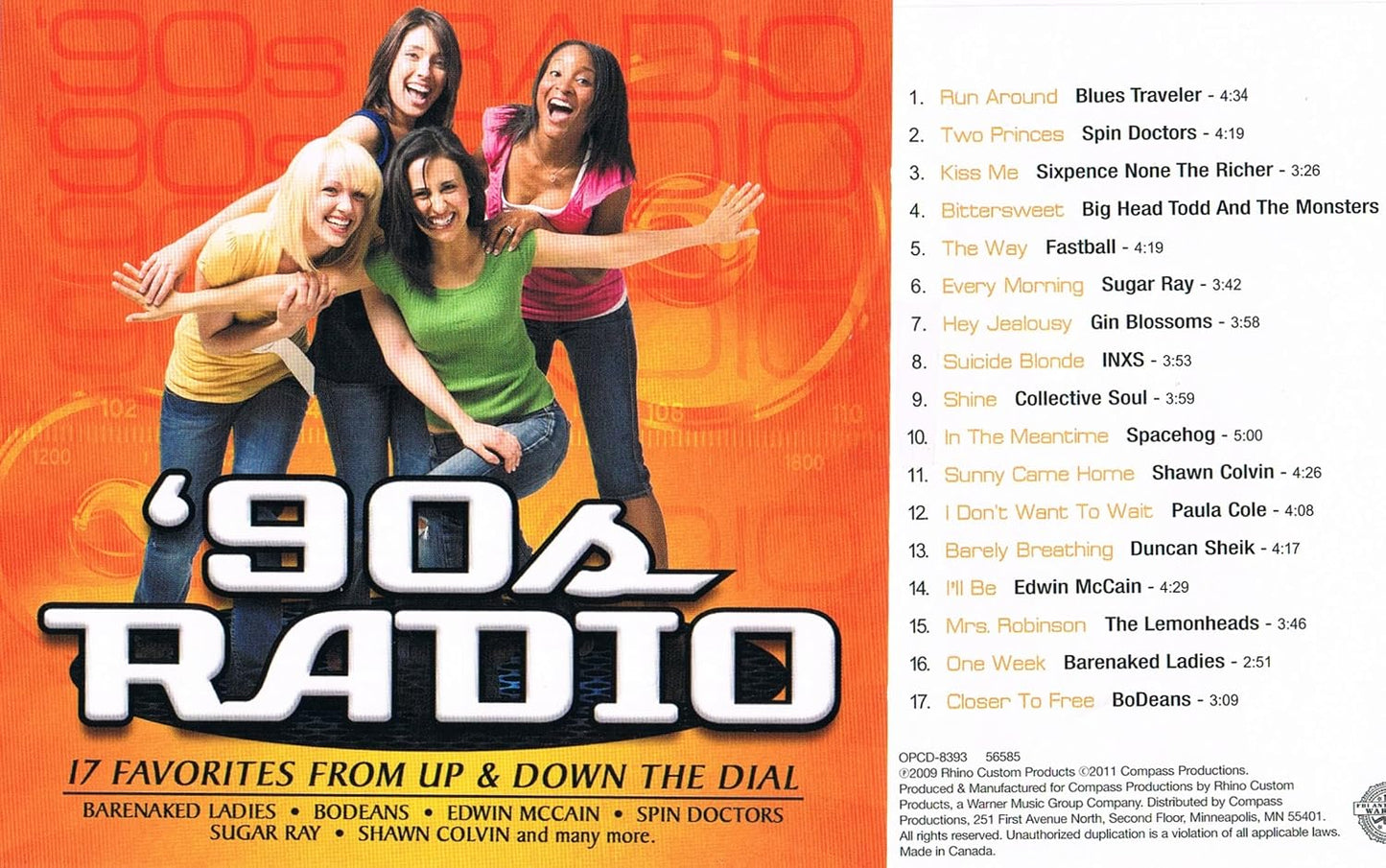 90s Radio, 17 Original Hits (RHINO) [Audio CD] Various Artists
