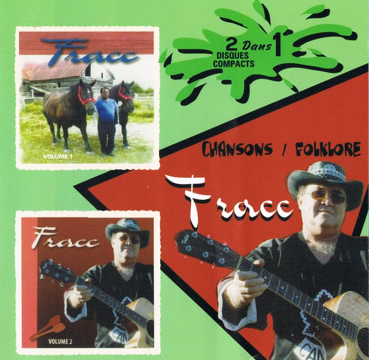 Chansons Grivoise et Reel Folklore (2 Dans 1) Volume 1 & 2 [Audio CD] Fracc