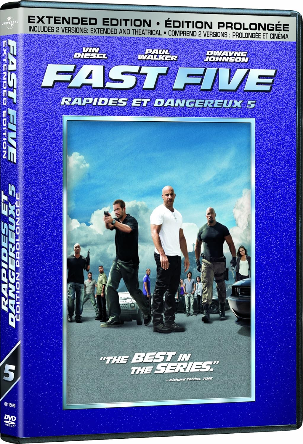 Fast Five/ Rapides et dangereux 5 (Bilingual)(Extended Edition) [DVD]
