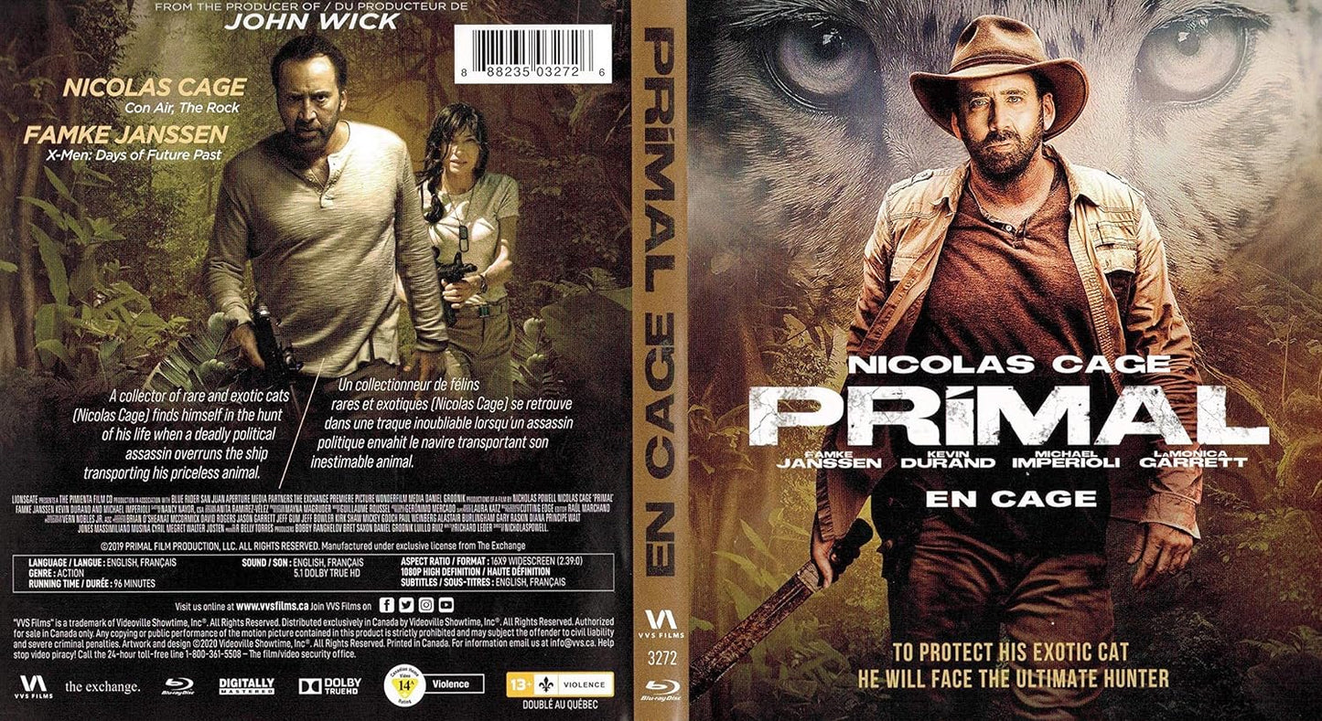 Primal (En Cage) English/Francais) [Blu-ray]