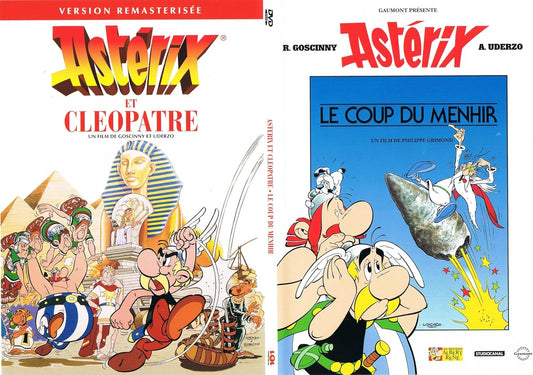 Asterix Le Coup du Menhir + Asterix et Cleopatre (Combo 2 DVD / Version Francaise Seulement)
