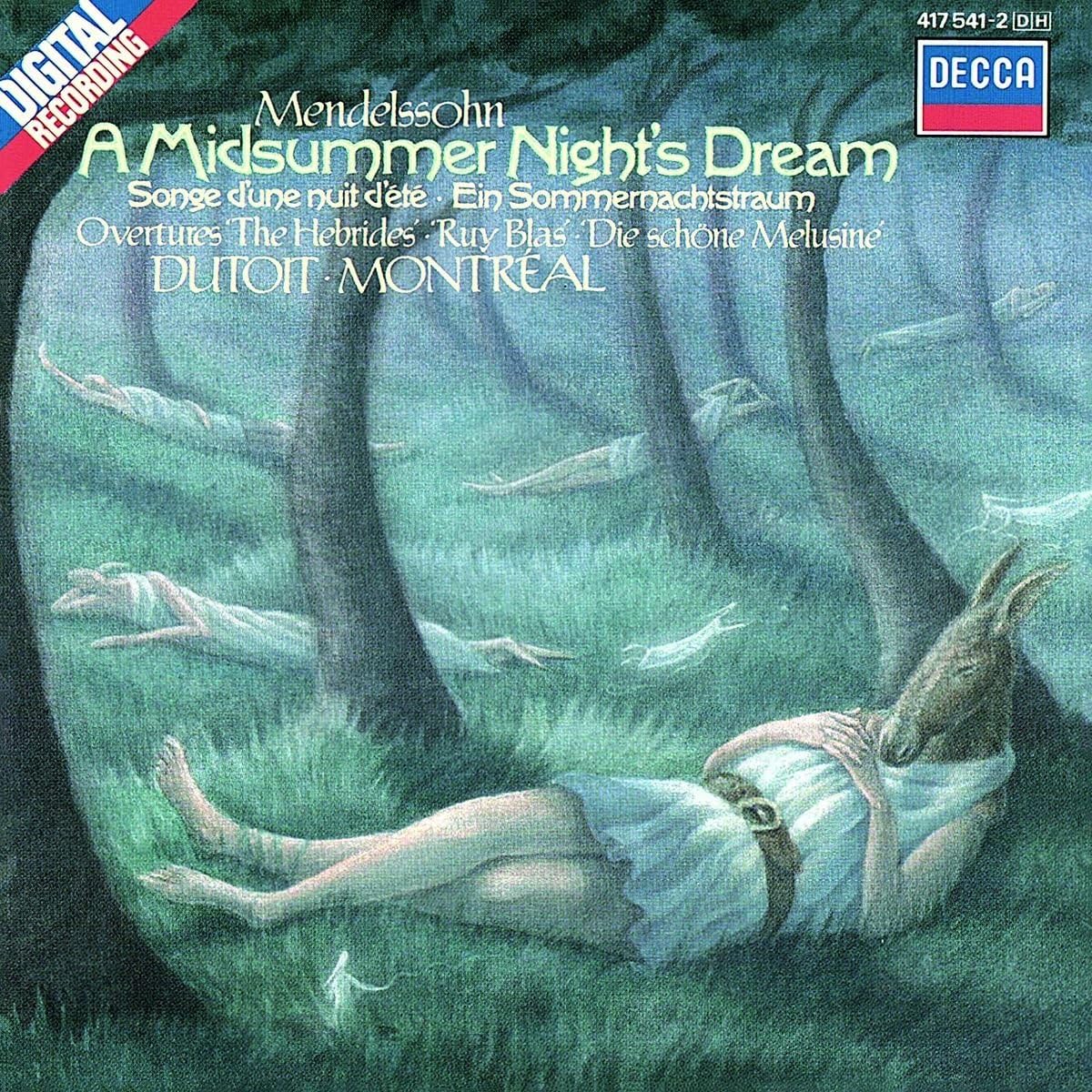Mendelssohn: Midsummer Night's [Audio CD] Mendelssohn; Dutoit; Montreal Symphony Orchestra and Charles Dutoit