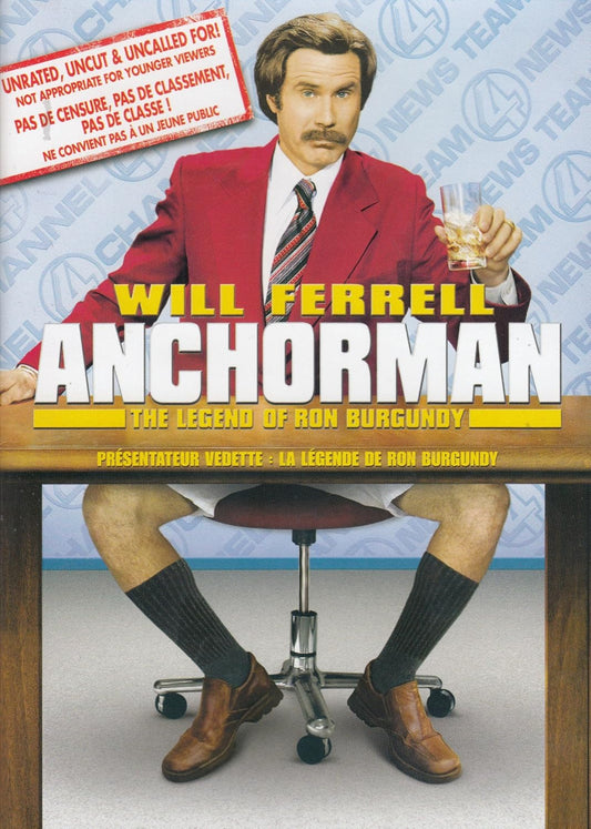 Anchorman: The Legend of Ron Burgundy (Unrated) / Présentateur Vedette: La Légende de Ron Burguny (Bilingual) [DVD]