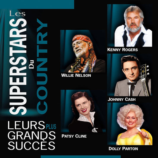 Les Superstars Du Country (CD) | 2018 | [Audio CD] Artistes Variés