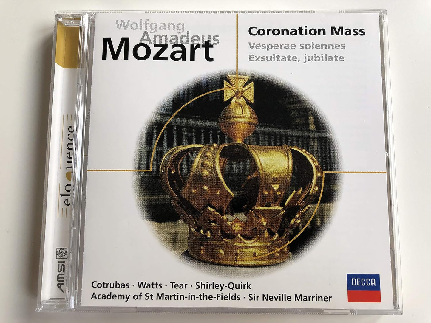 Coronation Mass K.317 Litaniae Lauretanae K.195 Et [Audio CD] W.a. Mozart; Oxford Schola Cantorum