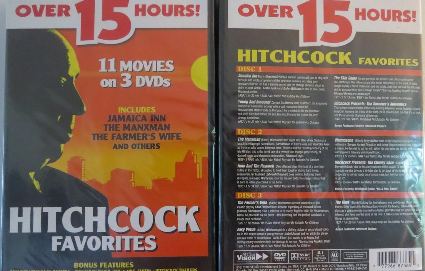 Hitchcock Favorites - Movie Pack [DVD]