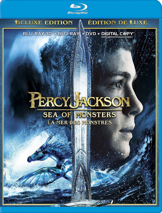 Percy Jackson: Sea of Monsters - Deluxe Edition [Blu-ray 3D + Blu-ray + DVD + Digital Copy] [Blu-ray]