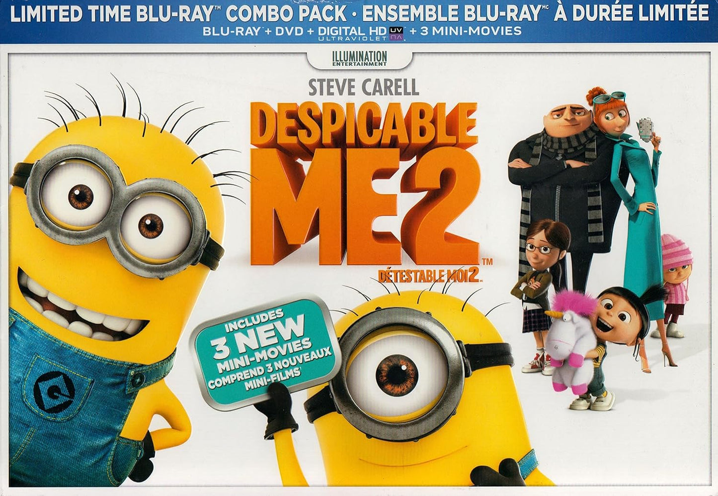 Despicable me 2 [Blu-ray + DVD] (Bilingual)