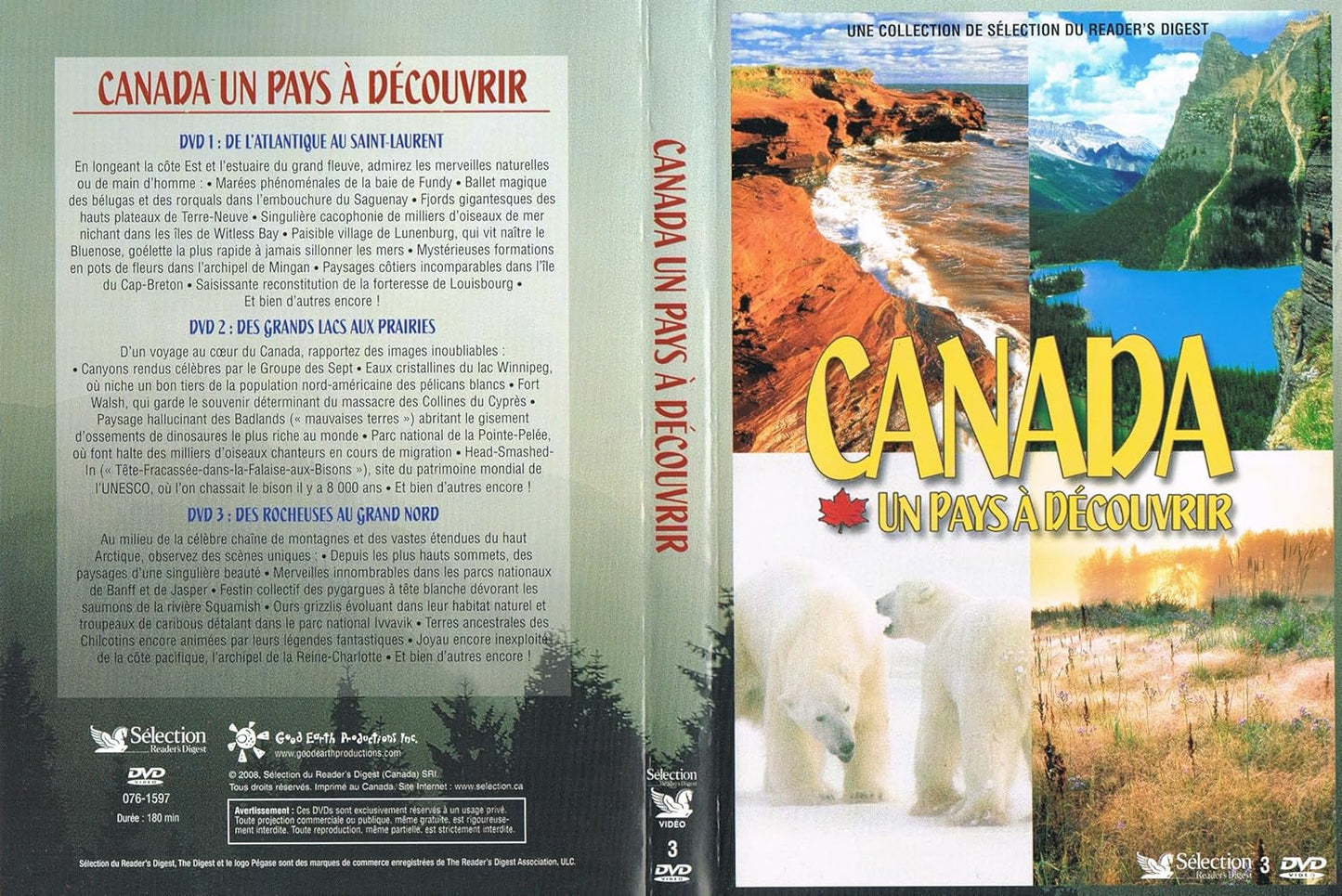Canada Un Pays A Découvrir (Incluant 3 DVD) [DVD]