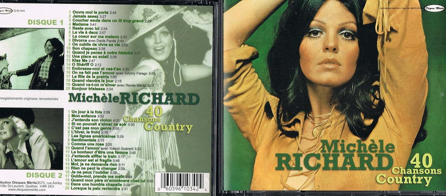 40 Chansons Country [Audio CD] Michele Richard