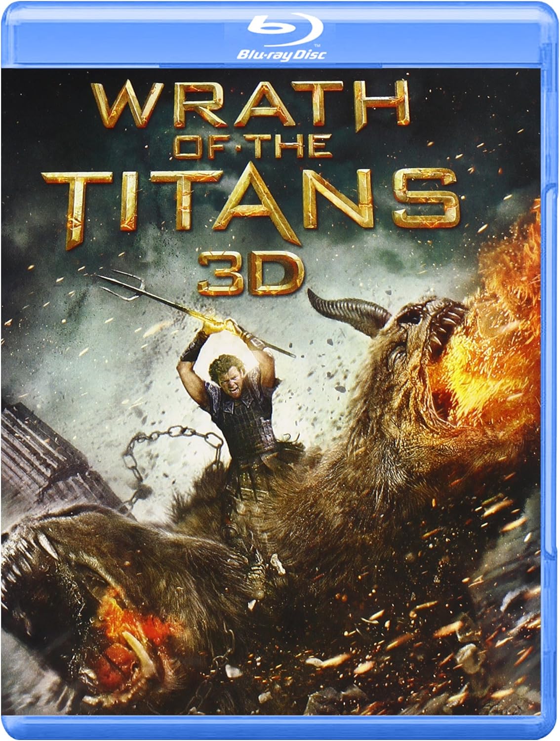 NEW Worthington/neeson/fiennes/hus - Wrath Of The Titans 3d [Blu-ray]