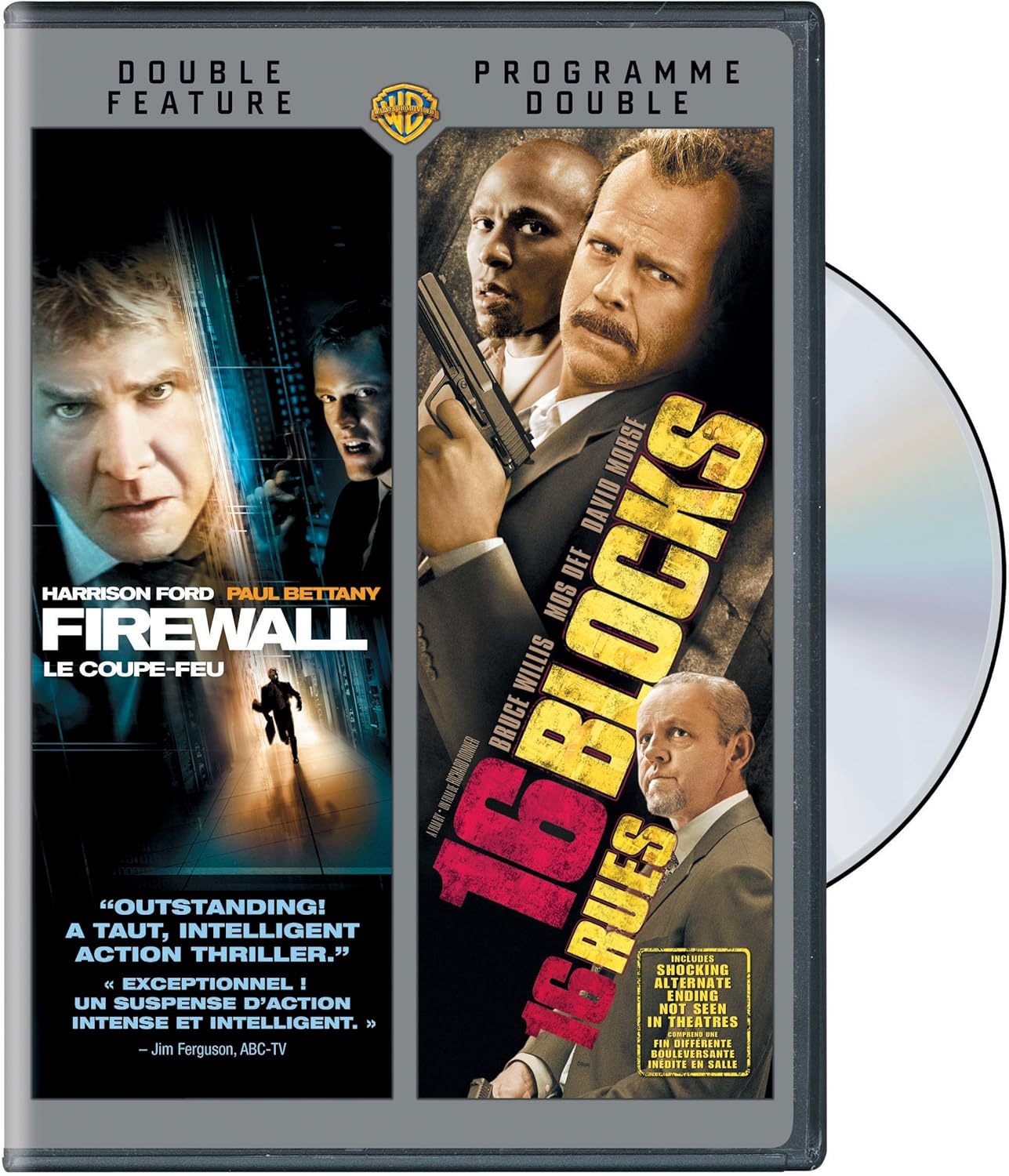 Firewall / 16 Blocks (Double Feature) // Le coupe-feu / 16 rues (Programme double) (Bilingual) [DVD]