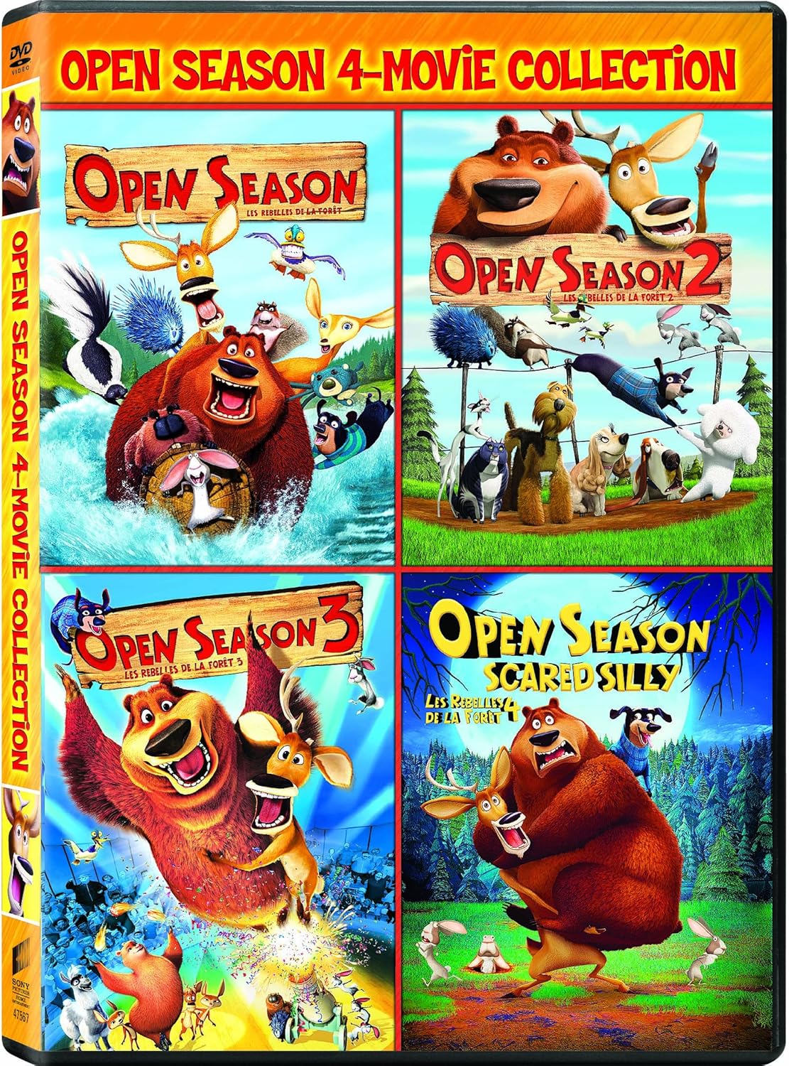 Open Season (2006) / Open Season 2 / Open Season 3 / Open Season: Scared Silly (Bilingual) [DVD]