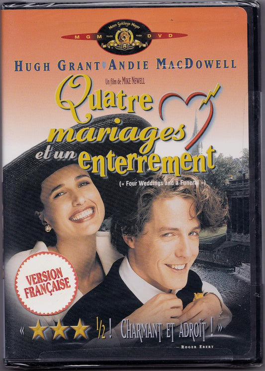 Quatre mariages et un enterrement - Four Weddings and a Funeral (English/French) 1993