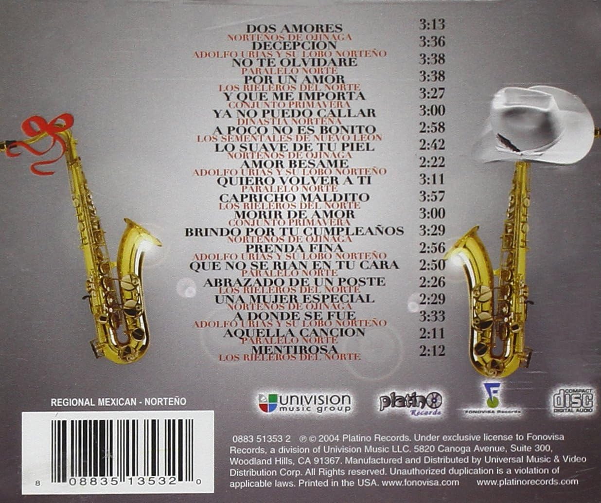 Boleros Romanticos Con Sax [Audio CD] Various Artists