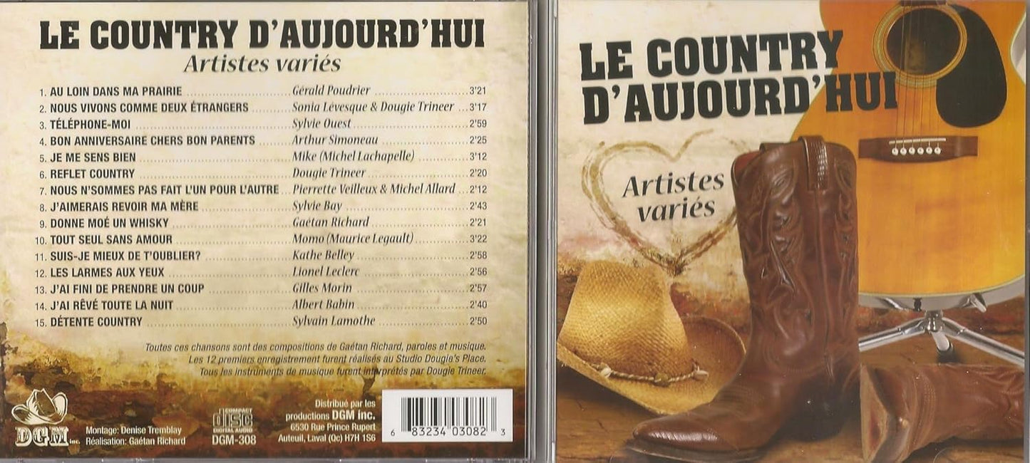 Le Country D'Aujourd'hui [audioCD] Artistes Variés
