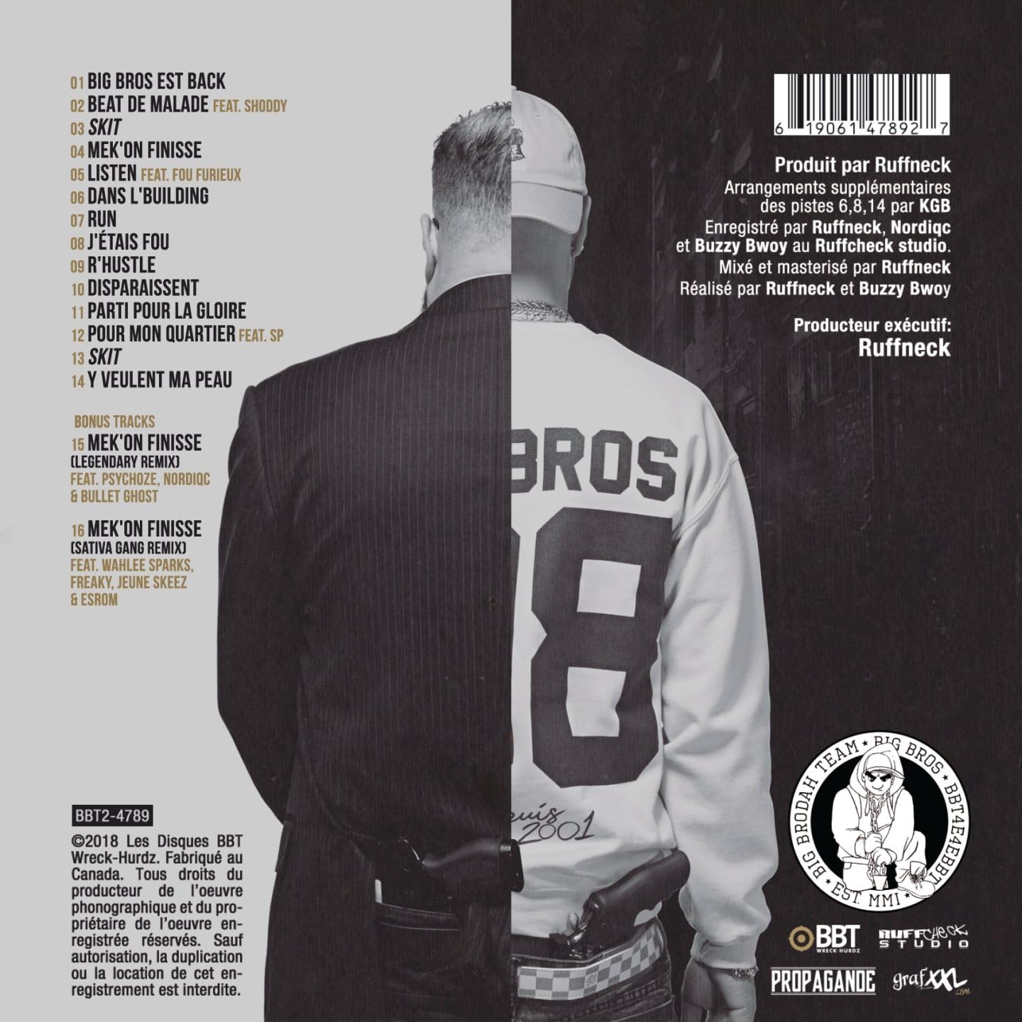 Le Boss & Le Hitman [Audio CD] Ruff Buzz